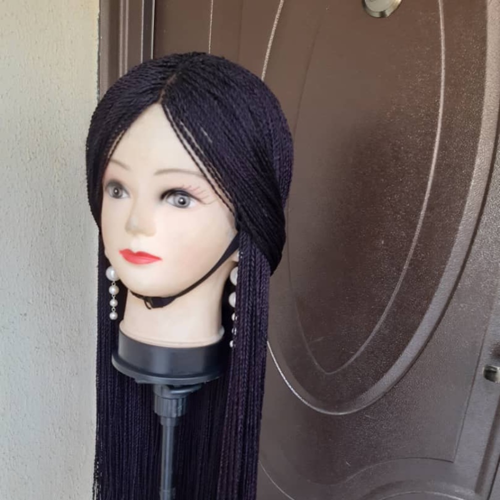 Braided lace wig hand made